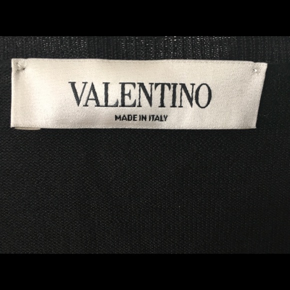 Valentino Cardigan Black with lace embellishment - Picture 3 of 5